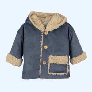 Abrigo Infu azul/ Camel